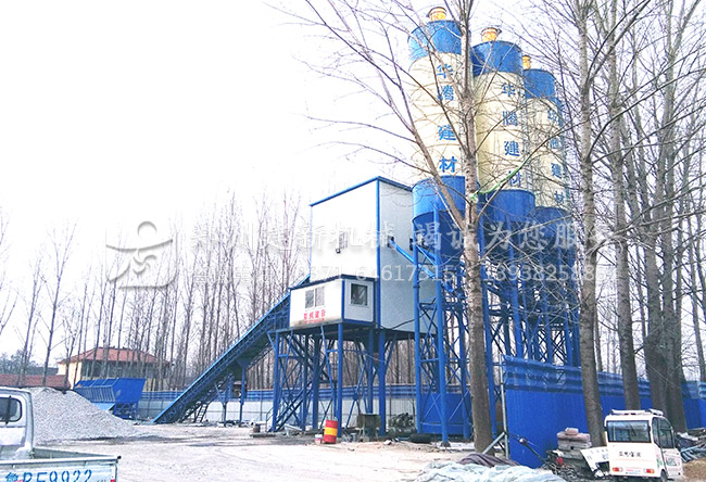 建新機(jī)械HZS120型混凝土攪拌站落戶(hù)山東荷澤鄄城縣