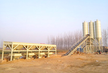 HZS60混凝土攪拌站(圖1) 開(kāi)封朱仙鎮(zhèn)60混凝土攪拌站